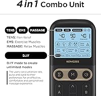 Vista 3 de 4 in 1 - D.I.Y & Tens Unit & EMS & Massage Muscle Stimulator, Dual Channel TENS Units Therapy Machine for Pain Relief, FDA Cleared Rechargeable