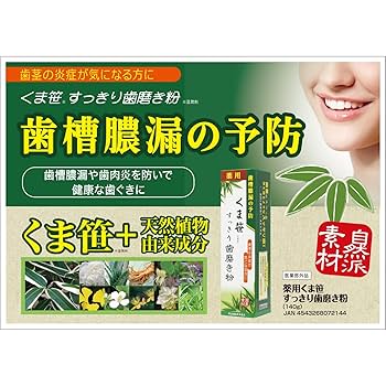 Amazon | 三和通商 薬用くま笹すっきり歯磨き粉 140g | 三和通商