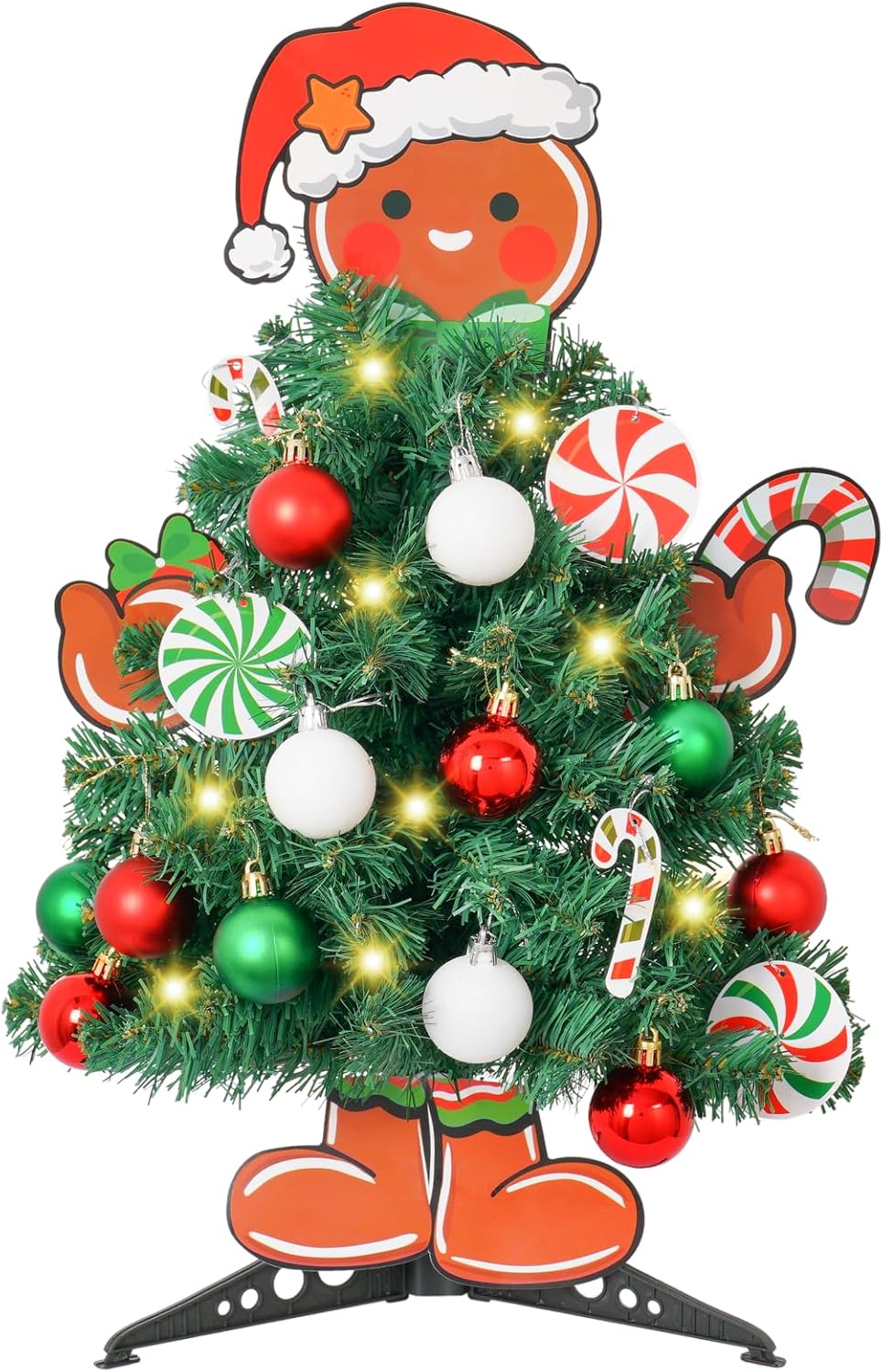 Mini Christmas Tree with Head Arms and Leg Artifical Small