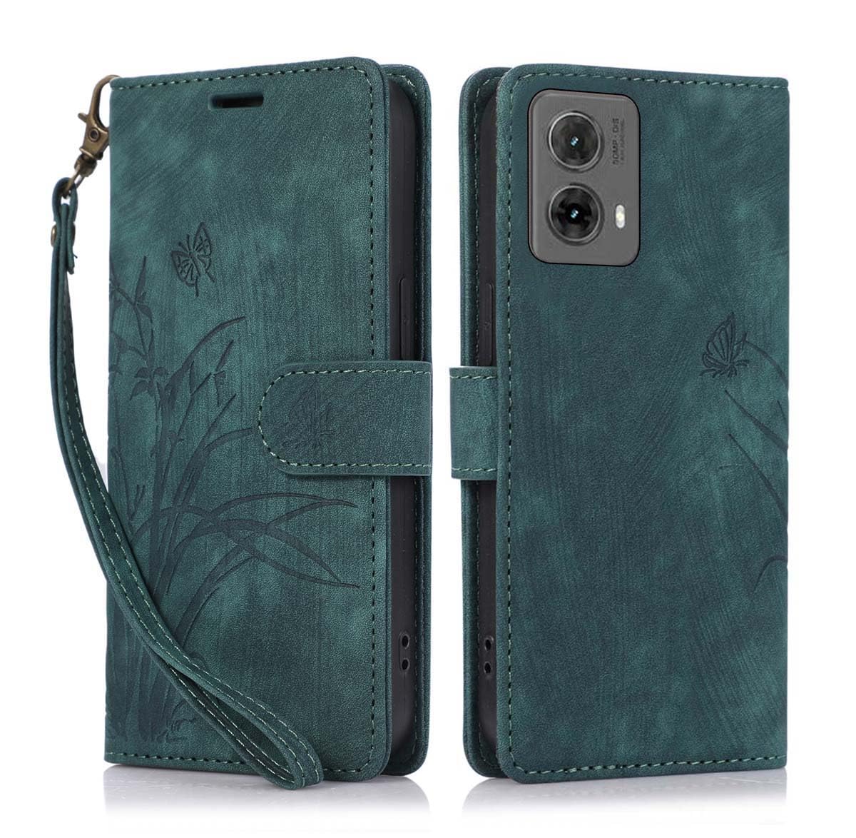 Case Collection Per Cover Otorola Oto G84 - Custodia A Libro In Pelle - Foto 7