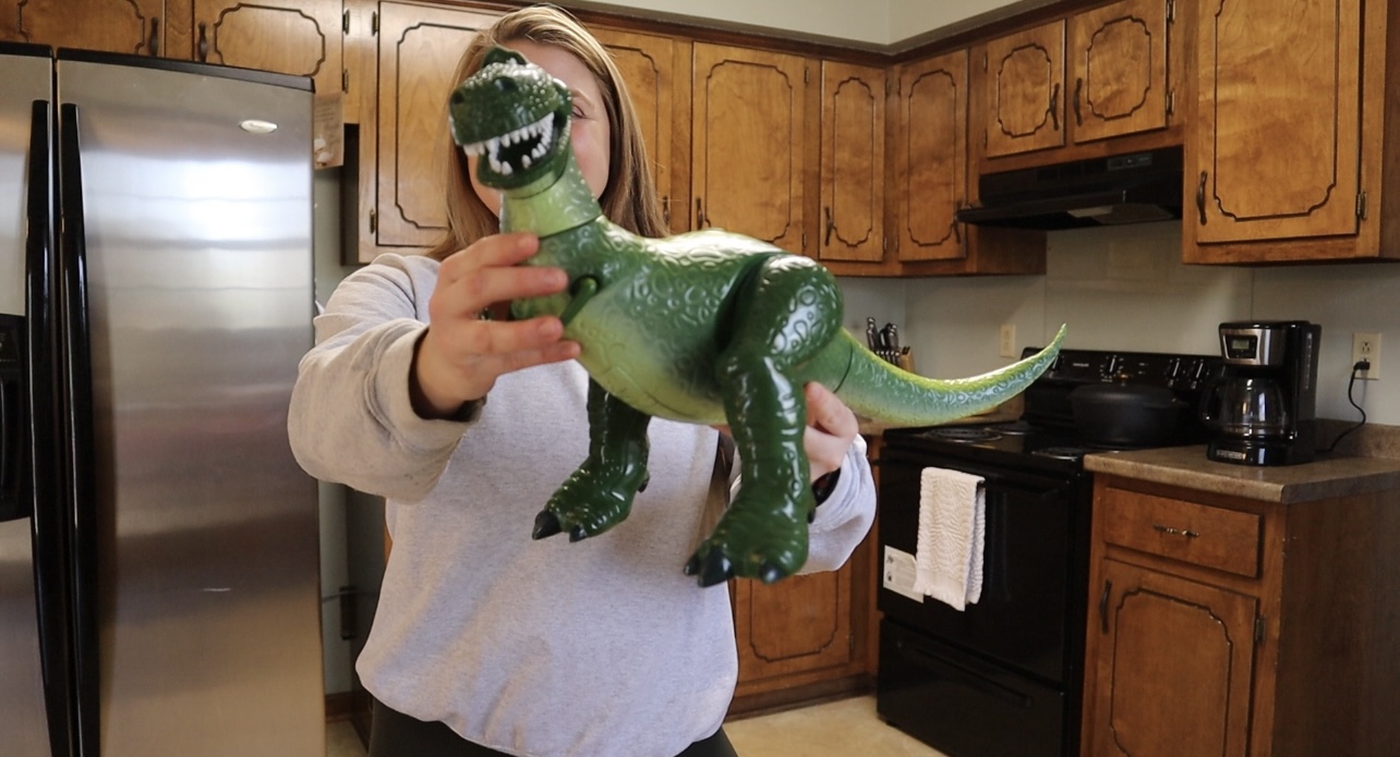 Watch Disney Store Official Rex Interactive Talking Action Figure