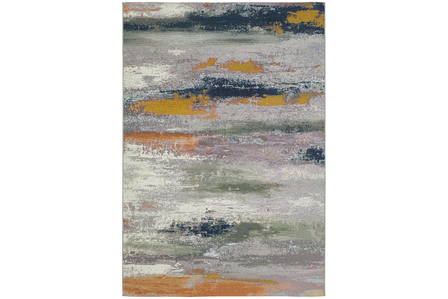 andiamo Portland Tapis d'extérieur résistant aux intempéries - Idéal pour balcon, terrasse et jardin - Antidérapant - Résistant aux UV - Facile d'entretien - Tapis d'extérieur pour l'extérieur - 120 x