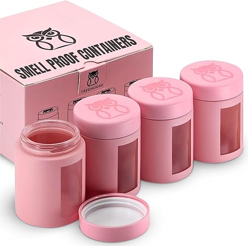 Miniatura 6 de Treehouse Frasco para almacenar (4 oz/120mL) Frascos de visualización para hierbas, especias, café, tés y más, frasco hermético, vidrio con gruesa
