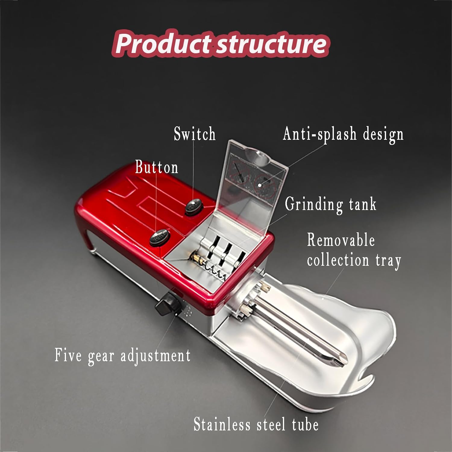Small Handmade Cigarette Rolling Machine, Fully Automatic Electric Cigarette Rolling Machine with 5.5/6.5/8.0MM, 5 Levels of Tightness Adjustment, for Father, Husband