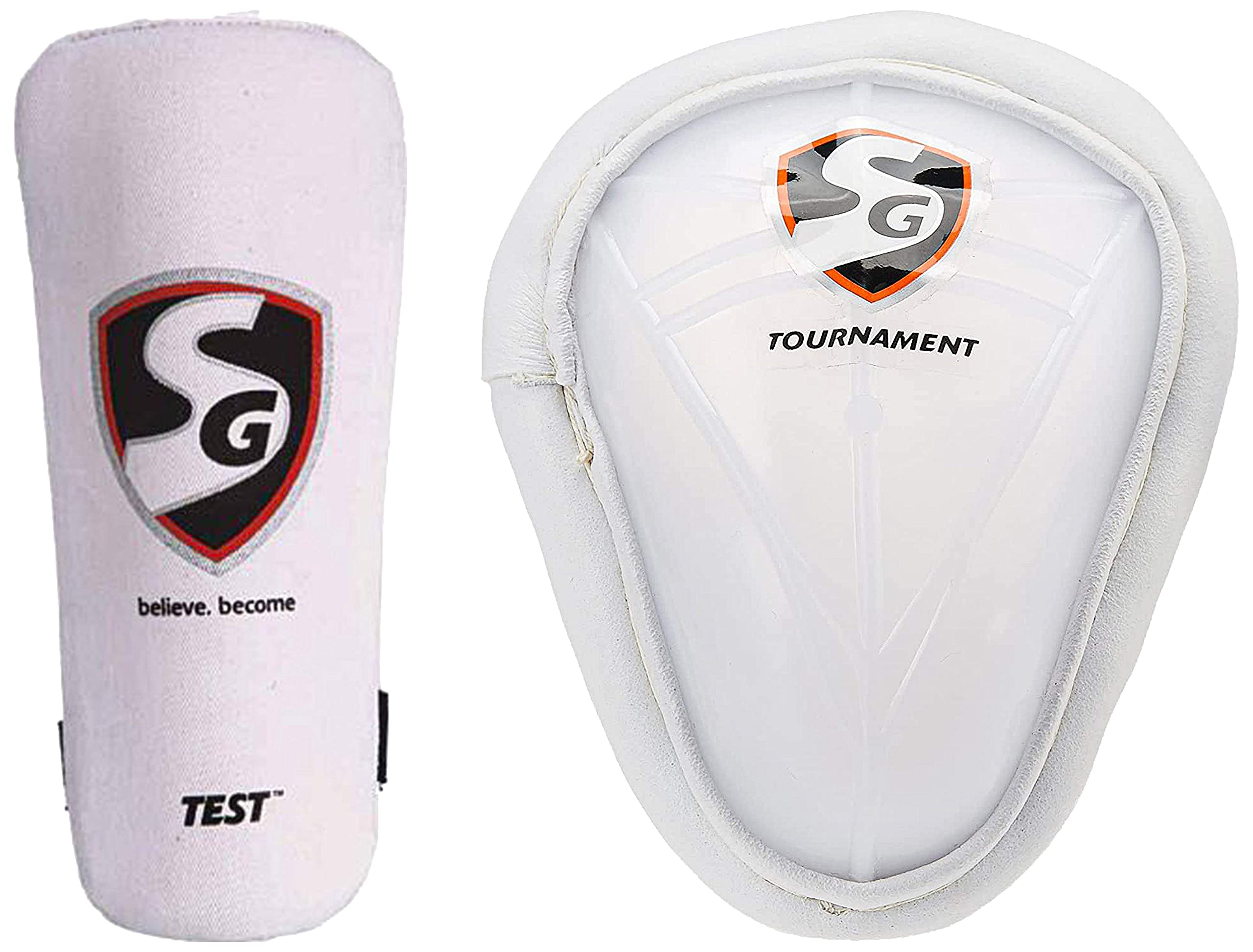 SG Test Foam Elbow Guard and Tournament Abdominal Pad Combo, Junior-image-35