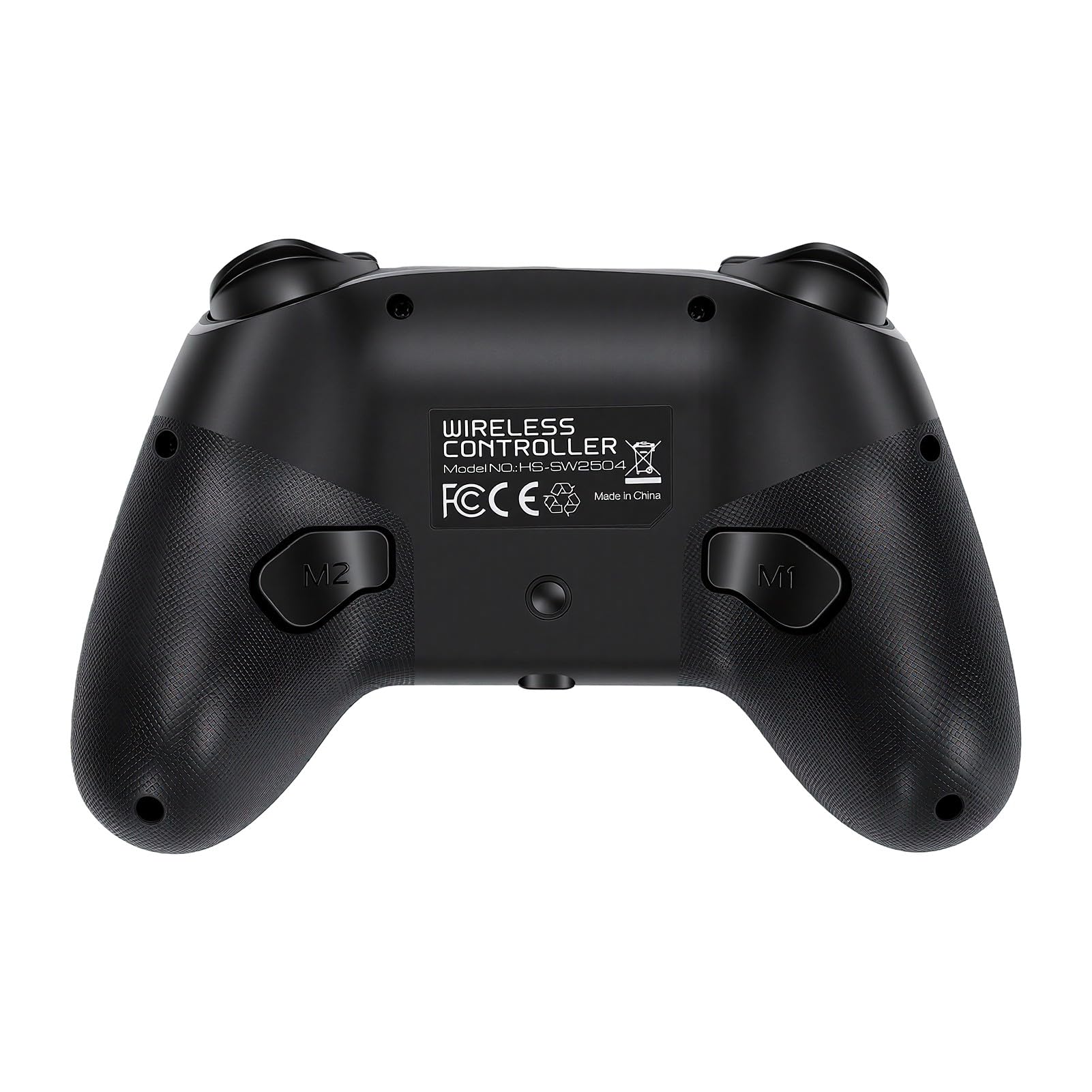 Cocoarm Controller di Gioco Wireless, Controller di Gioco con Illuminazione RGB con Giroscopio a 9 Assi, Doppia Vibrazione, e Tasti Programmabili, ABS per 2 PC IOS