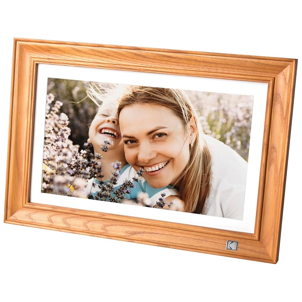 Amazon | KODAK 木製デジタルフォトフレーム 14.1インチ Wifi