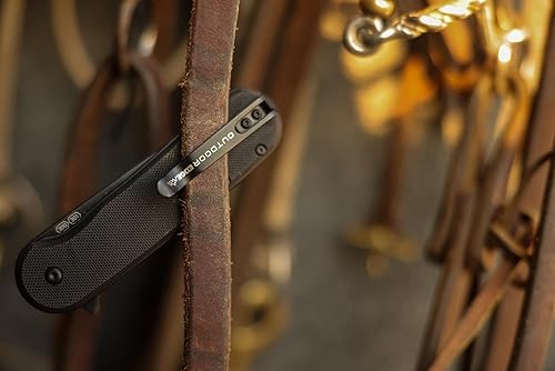 Miniatura 6 de OUTDOOR EDGE RAZOR VX3  Cuchillo de bolsillo plegable EDC de hoja reemplazable  Hoja de 3 pulgadas, rodamientos de bolas, mango de acero inoxidable