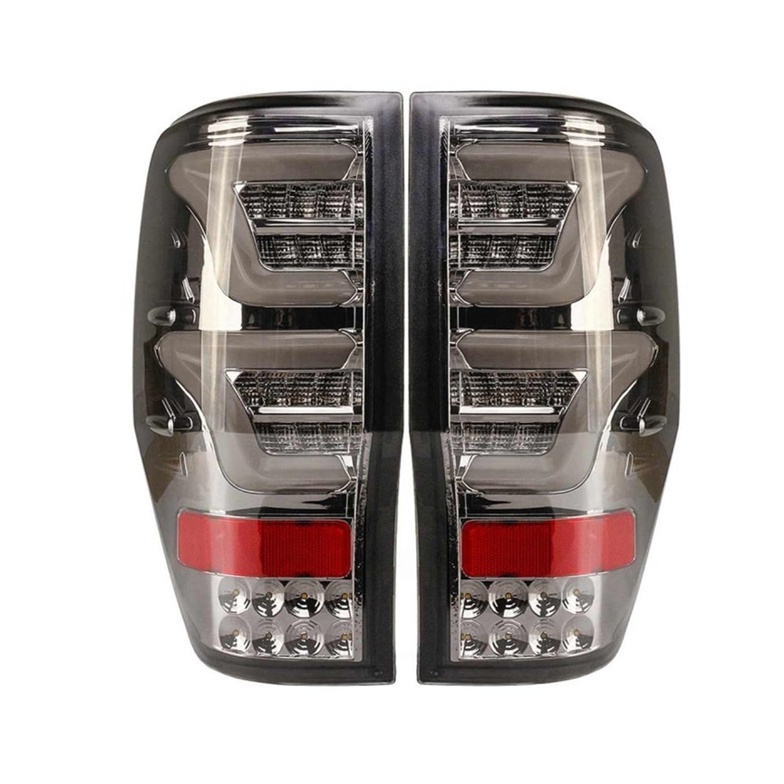 Generico Fanale posteriore per auto 1 Set Auto Luci di per Coda Montaggio Lampada per Per Ford Per Ranger T6 2012 2013 2014 2015 Turno Per Il Segnale Freno luce Sinistra Destra(1 Pair)
