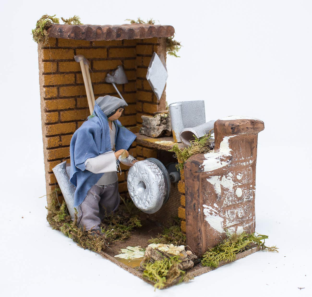 Joy Christmas Pastore per Presepe in Movimento L'Arrotino 42795