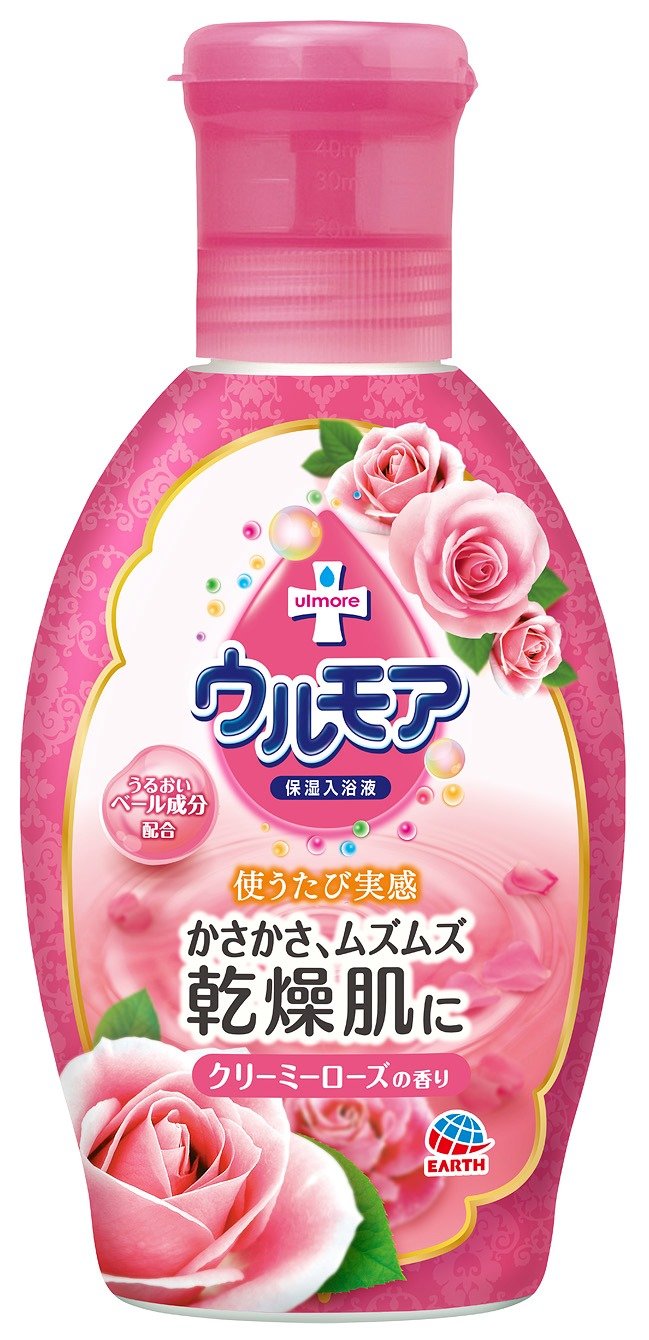 保湿入浴液 ウルモア クリーミーローズの香り 本体600ml 高保湿入浴液 / ウルモア(入浴剤・浴用料, 入浴剤・浴用料・バス