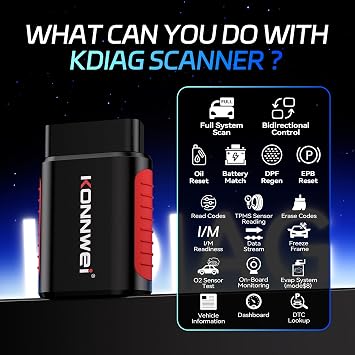 KONNWEI Bluetooth OBD2 Tarayıcı