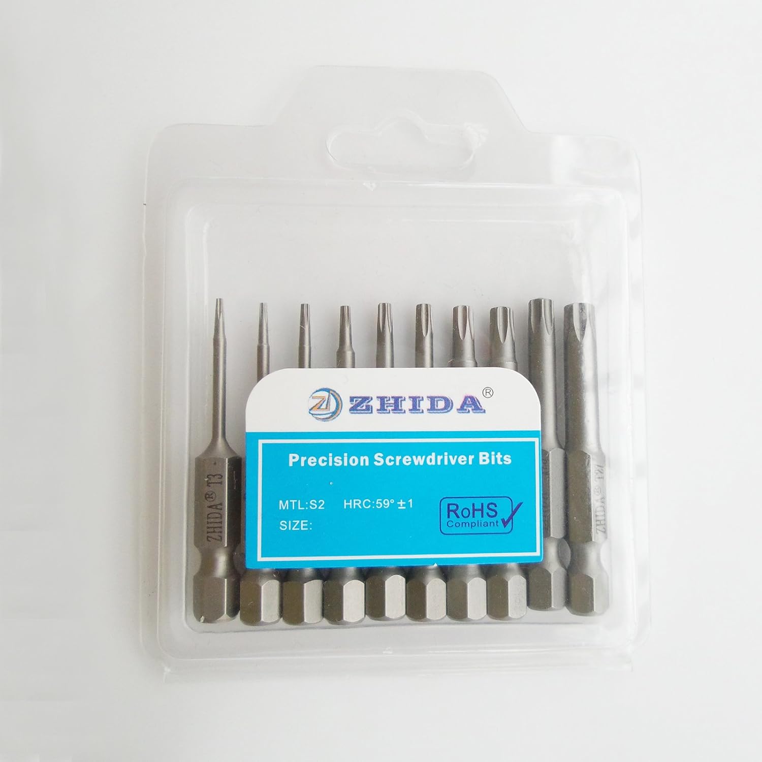 Torx Screwdriver Bits & set T3 T4 T5 T6 T8 T10 T15 T20 T25 T27 T30 T40 wholesale lot (manufacturer) (T3-T27 Bit Set 5 set)