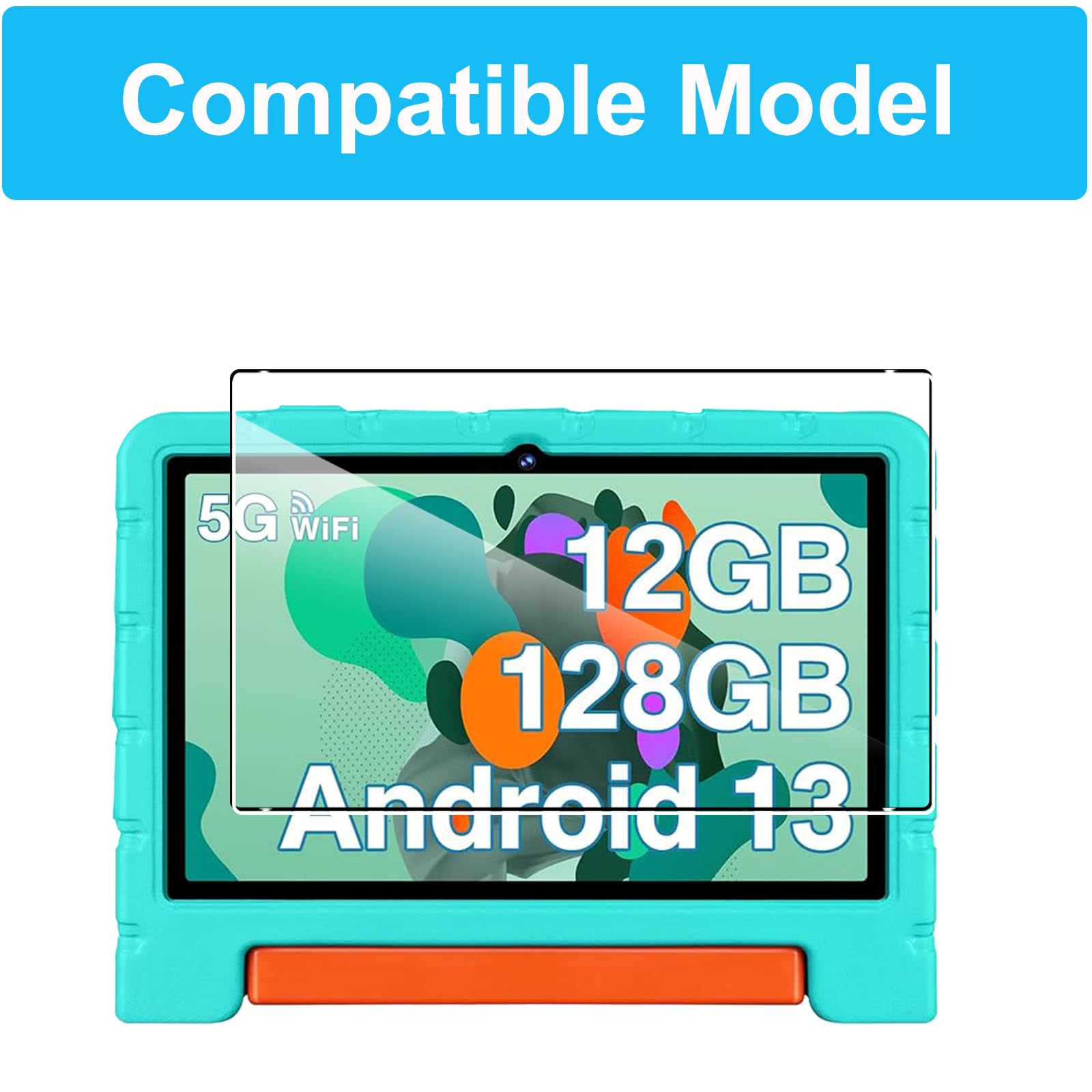 CONAPIKA 2 Pezzi Vetro Temperato Per ZIOVO Children's Tablet 10 Pollici / ZIOVO Z138 – Durezza 9H, Anti-impronta, Ultra Trasparente E Senza Bolle