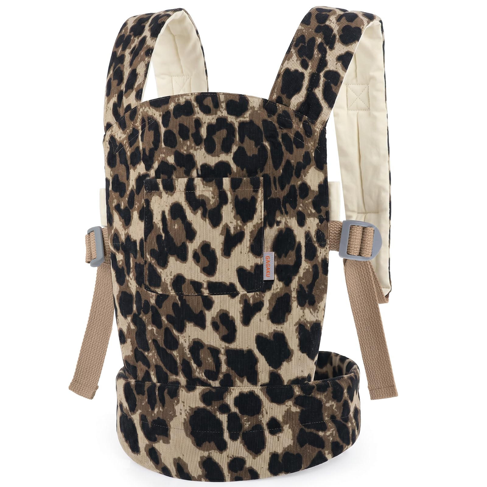 GAGAKU Corduroy Doll Carrier for Kids
