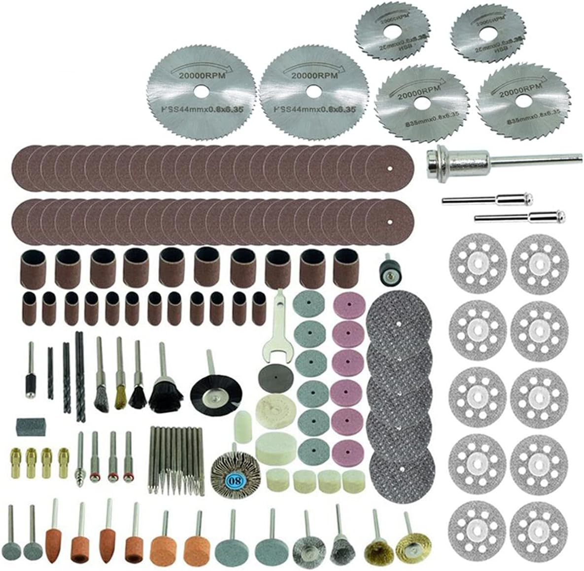 ZTBH Power Tool Accessories Mini Electric Drill Engraving Machine Accessories, Electric Tool Polishing Accessories pawer Tool Accessories Set (Color : W092)