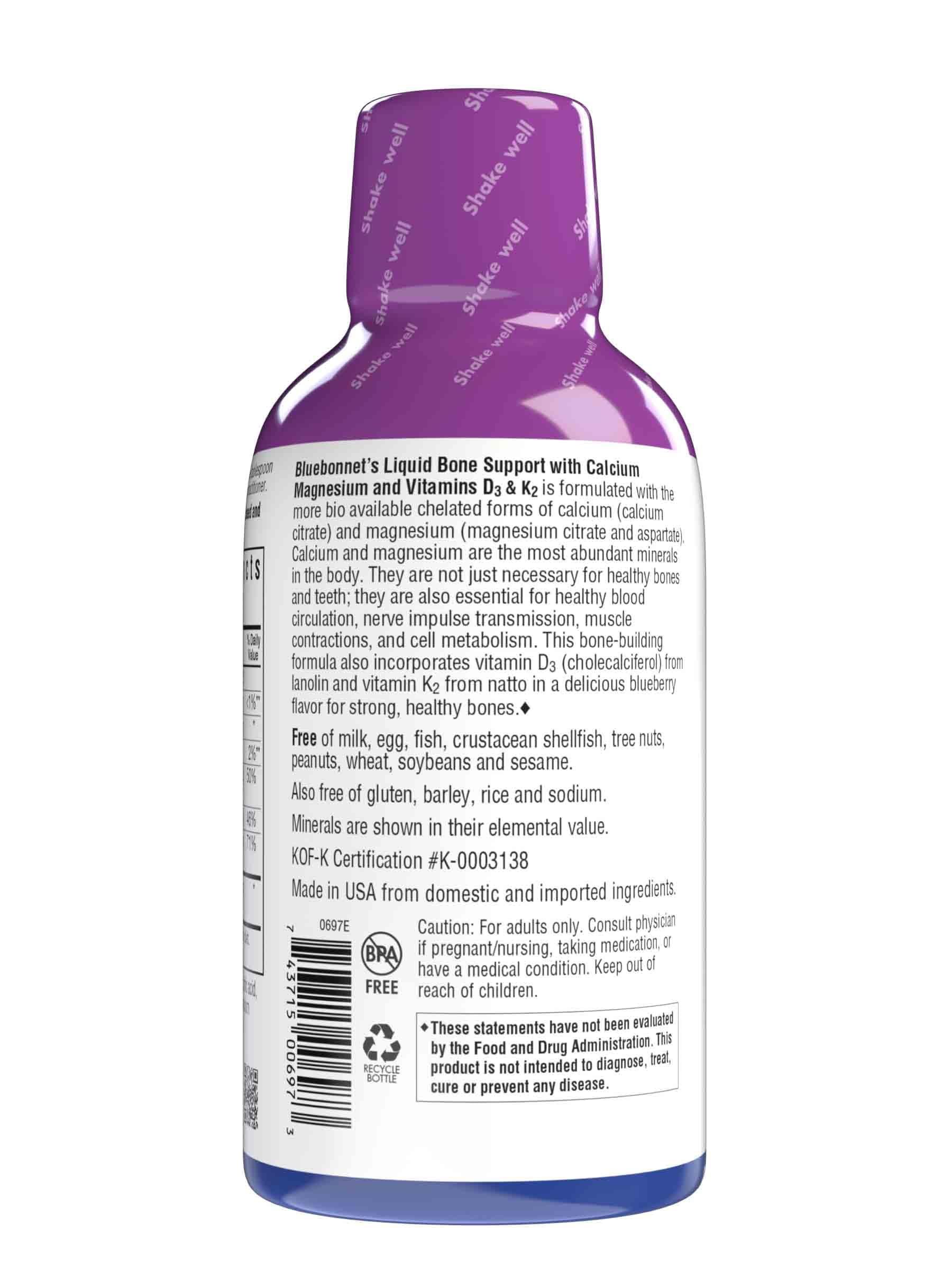 bluebonnet liquid l carnitine Nutrition Bone Support Calcium & Magnesium Citrate | Non-GMO, Kosher | Grocery Pickup & Delivery SooPOS Chronic kidney disease | Rozmiar:250 gram (8.8 uncji)
