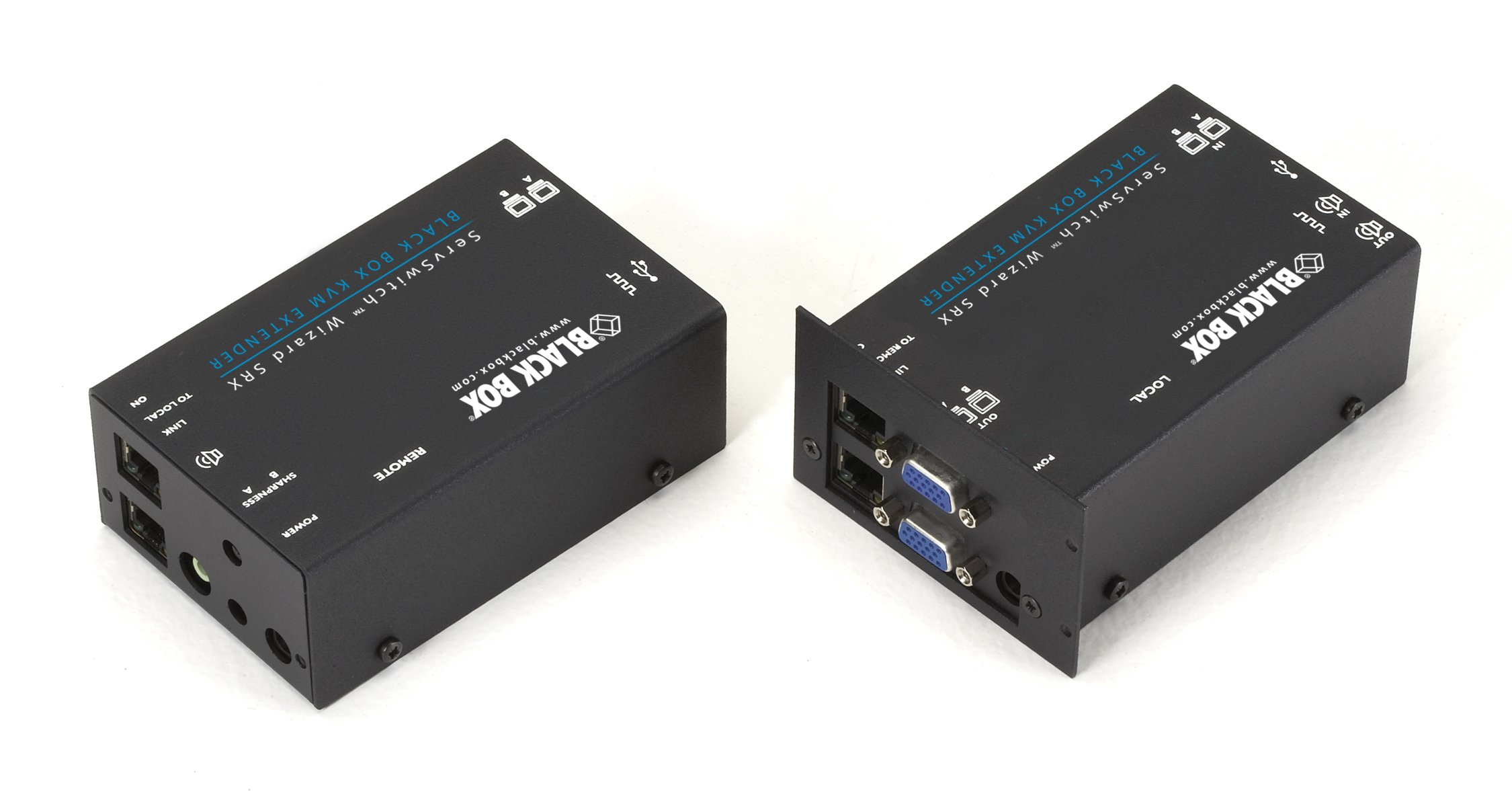 Black Box SERVSWitch Wizard USB SRX KVM Extender, Automático, IP00