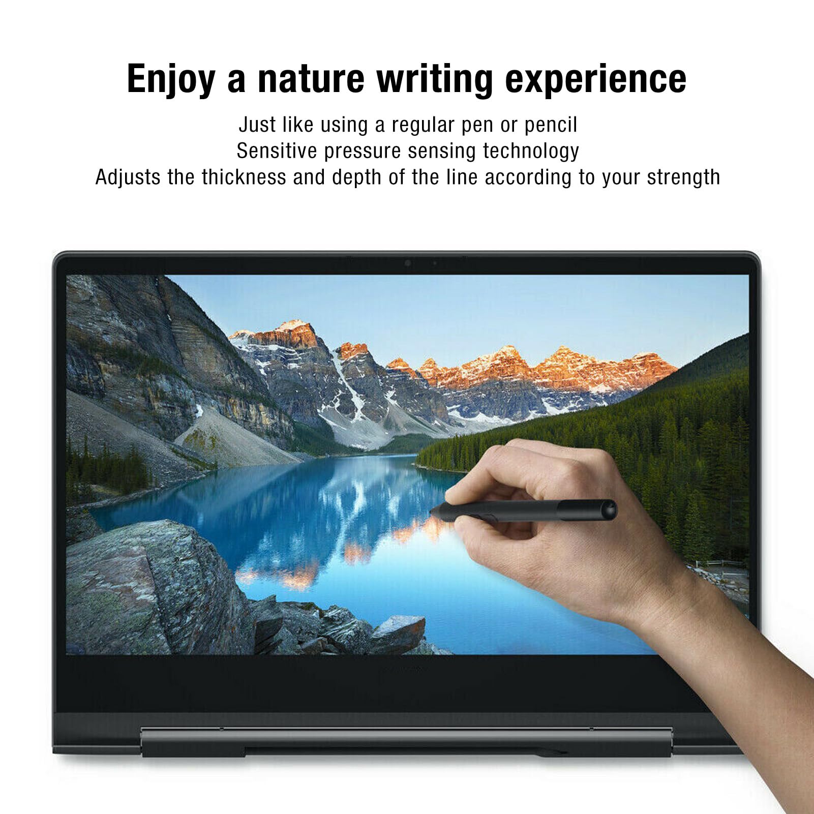 Aktywne Pióro PN350M, Rysik PN350M do 5400 7300 7600 5491 7390 do Latitude 3190 3390 2 w 1 Tablet do Laptopa, Rysik do Ekranu Pojemnościowego