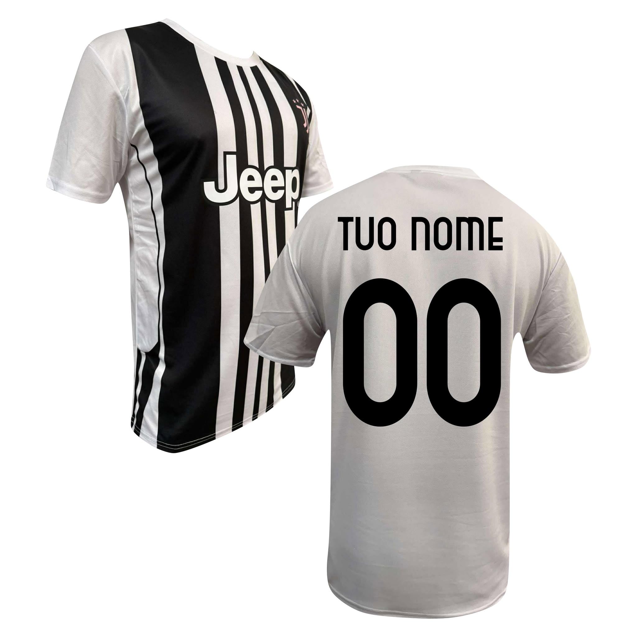 Maglia J U V E N T U S Replica Ufficiale Home Adulto Bambino Personalizzabile