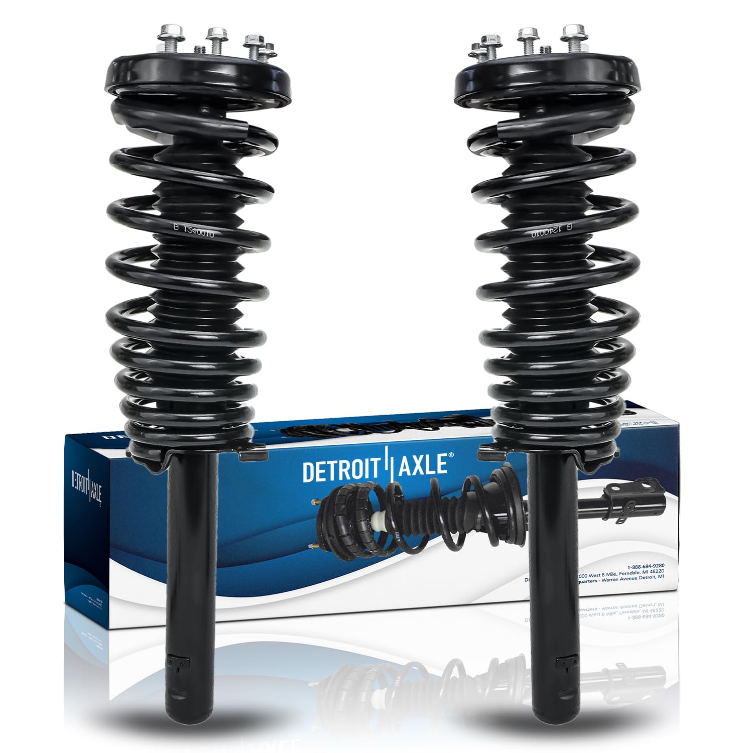 Detroit Axle - Front Struts for 1998-2002 Honda Accord 1999-2003 Acura TL