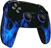 Custom Controllerzz Control inalámbrico personalizado compatible con PS5 - Múltiples diseños disponibles (PS5 Llama Azul) 3