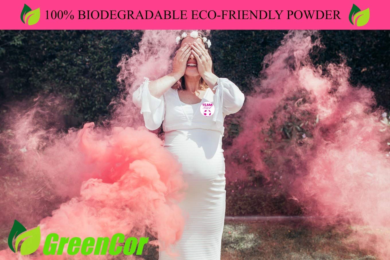 Gender Reveal Soccer Ball + Gender Reveal Banner + X32 Gender Reveal