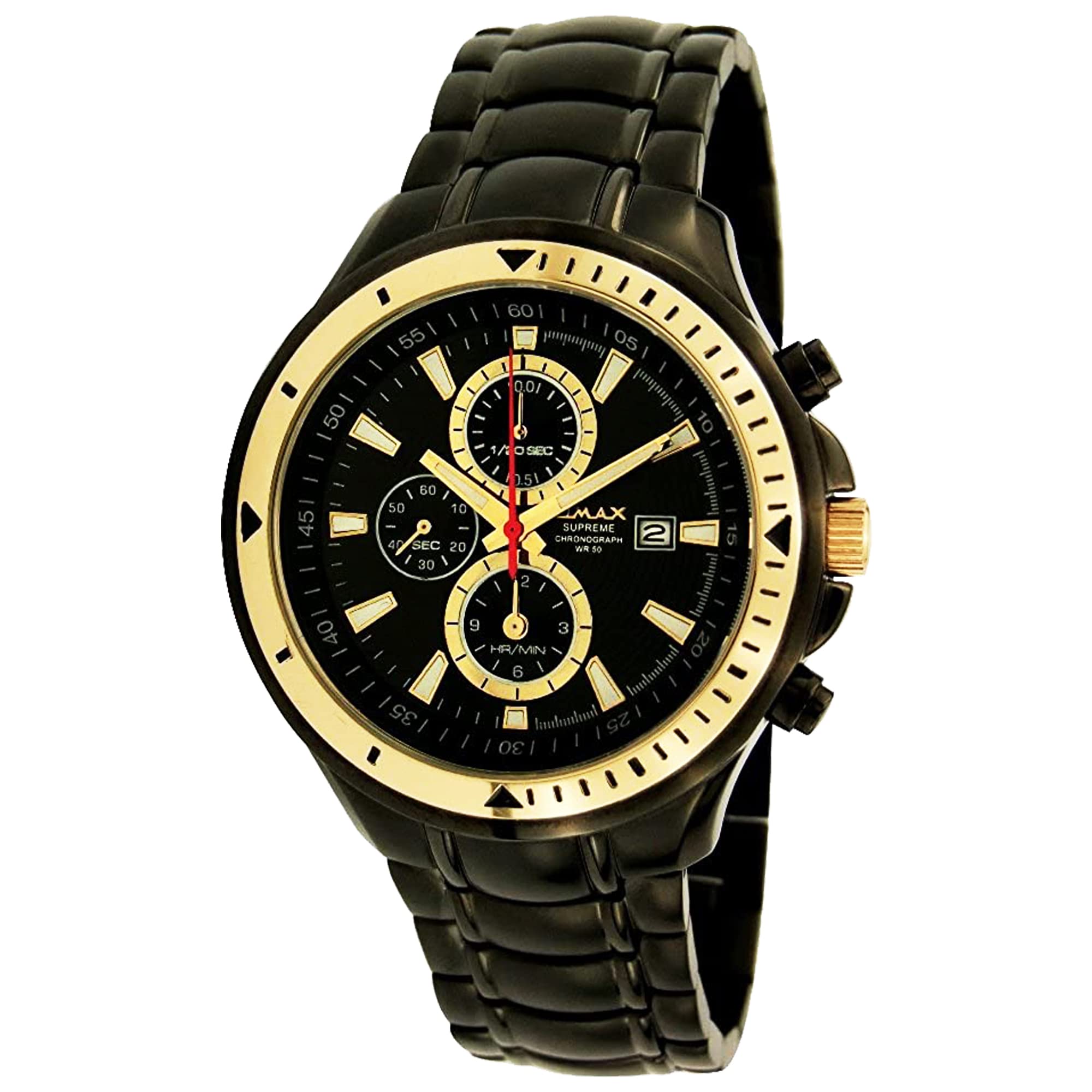 OMAX CS Black Chronograph Watch for Mens - CS (Black_152) (B00WEEUIZC) Amazon Price History, Amazon Price Tracker