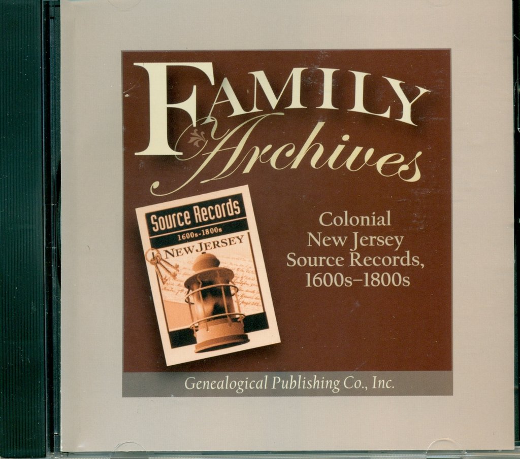 Colonial New Jersey Source Records, 1600s-1800s
