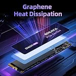 Ediloca EN600 PRO SSD 1TB PCle 3.0x4, NVMe M.2 2280, Up to 3500MB/s, Internal Solid State Drive, SLC Cache 3D NAND TLC, Graphene Cooling Sticker, Storage for PC, Desktop and Laptops