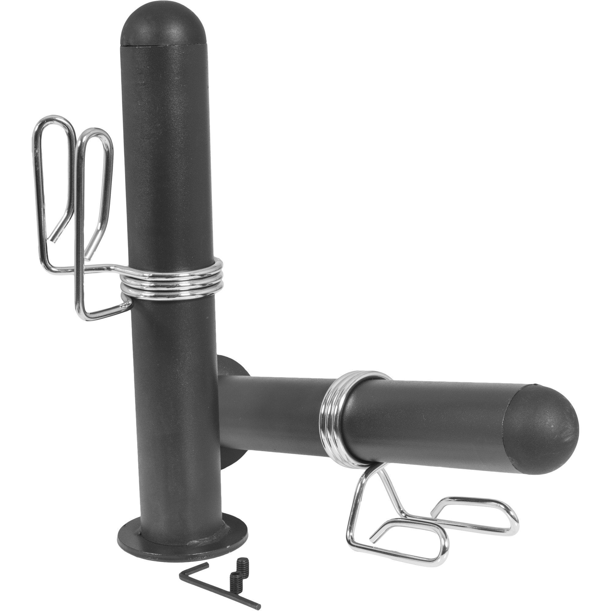 GORILLA SPORTS® Adapter Hantelstangen - Olympic 50mm für 30mm Hantelstangen, mit 2 Federverschlüssen, Schwarz - Adapter Sleeve, Stange, Langhantelstange