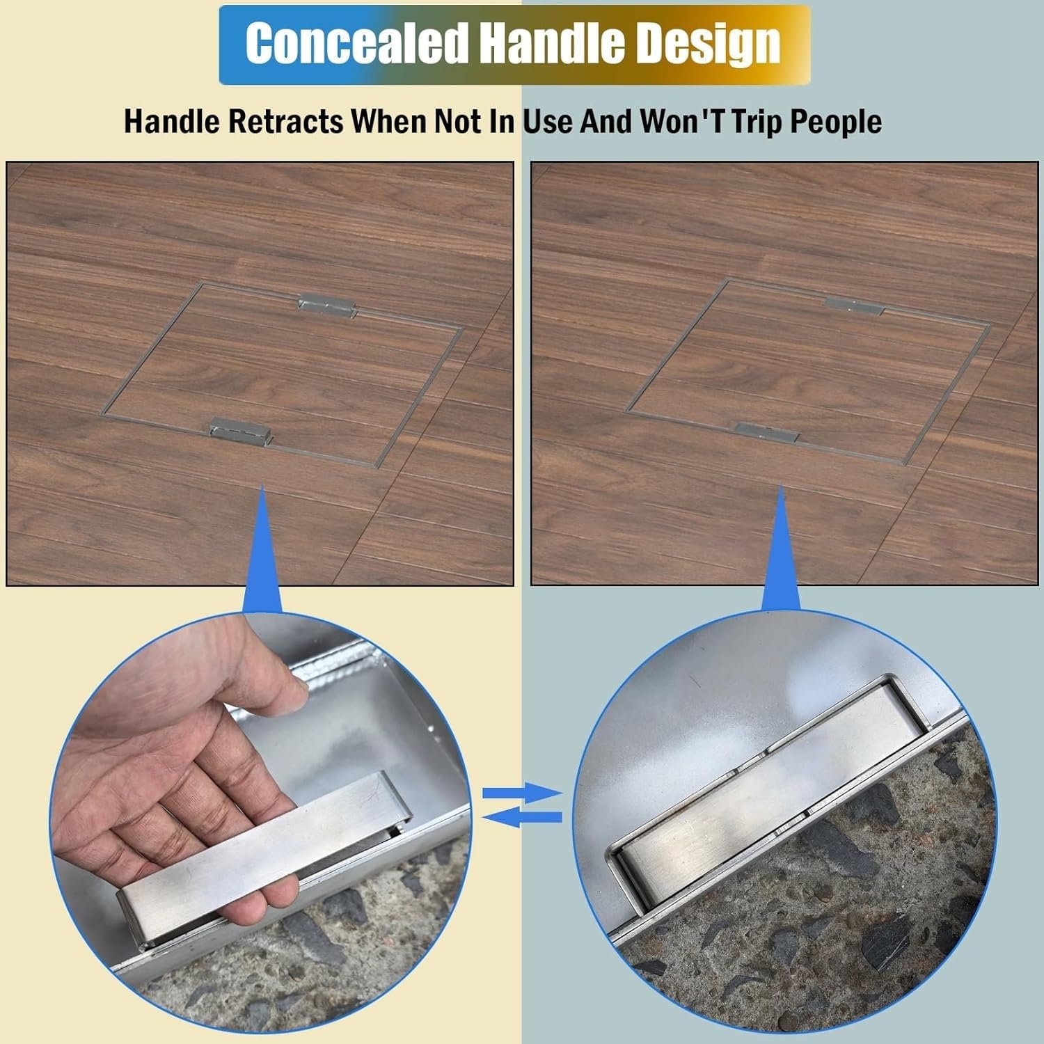 Tapa de tanque séptico de acero inoxidable resistente