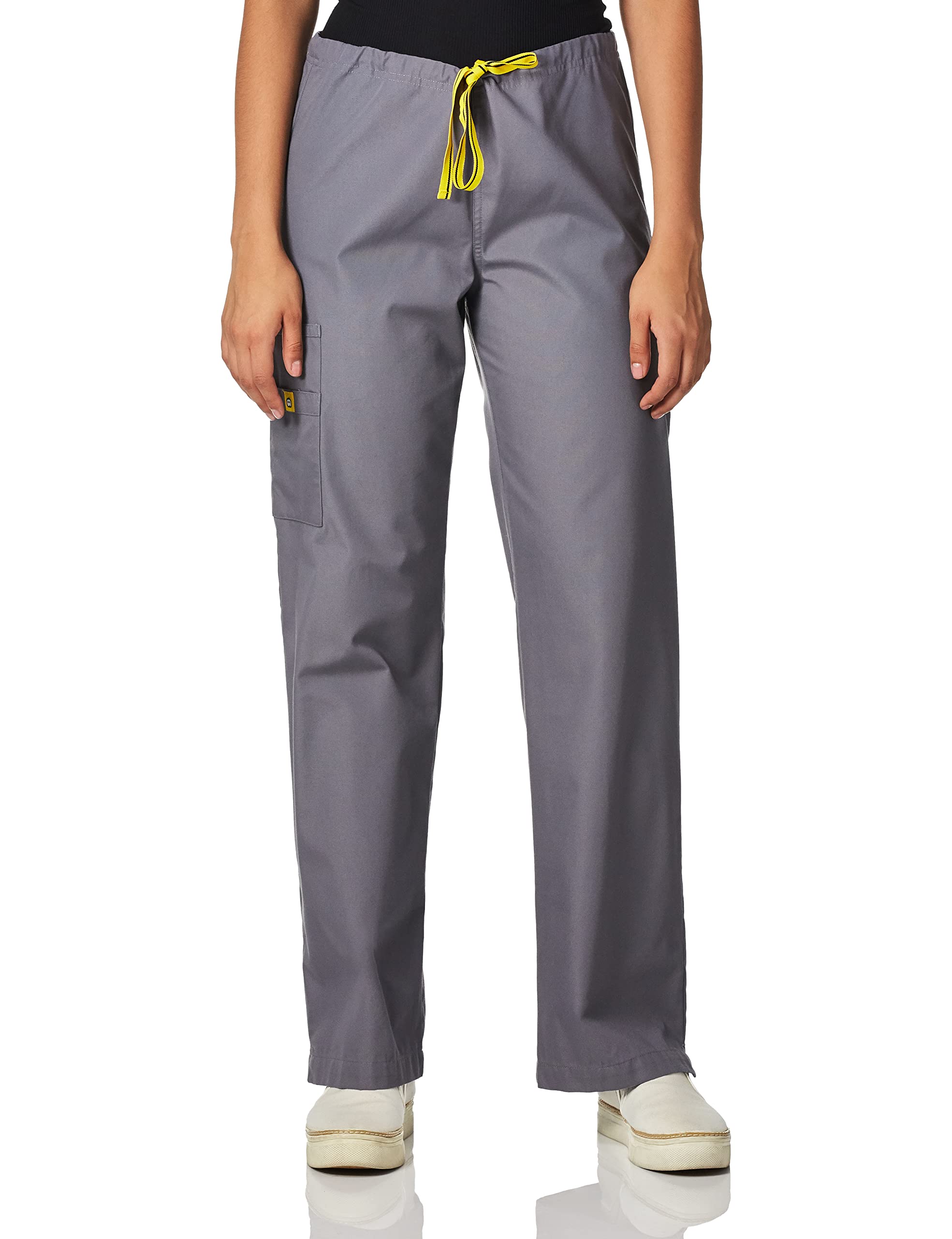 WonderWink Women's Origins Sierra Scrub Pant, Pewter, Medium/Petite