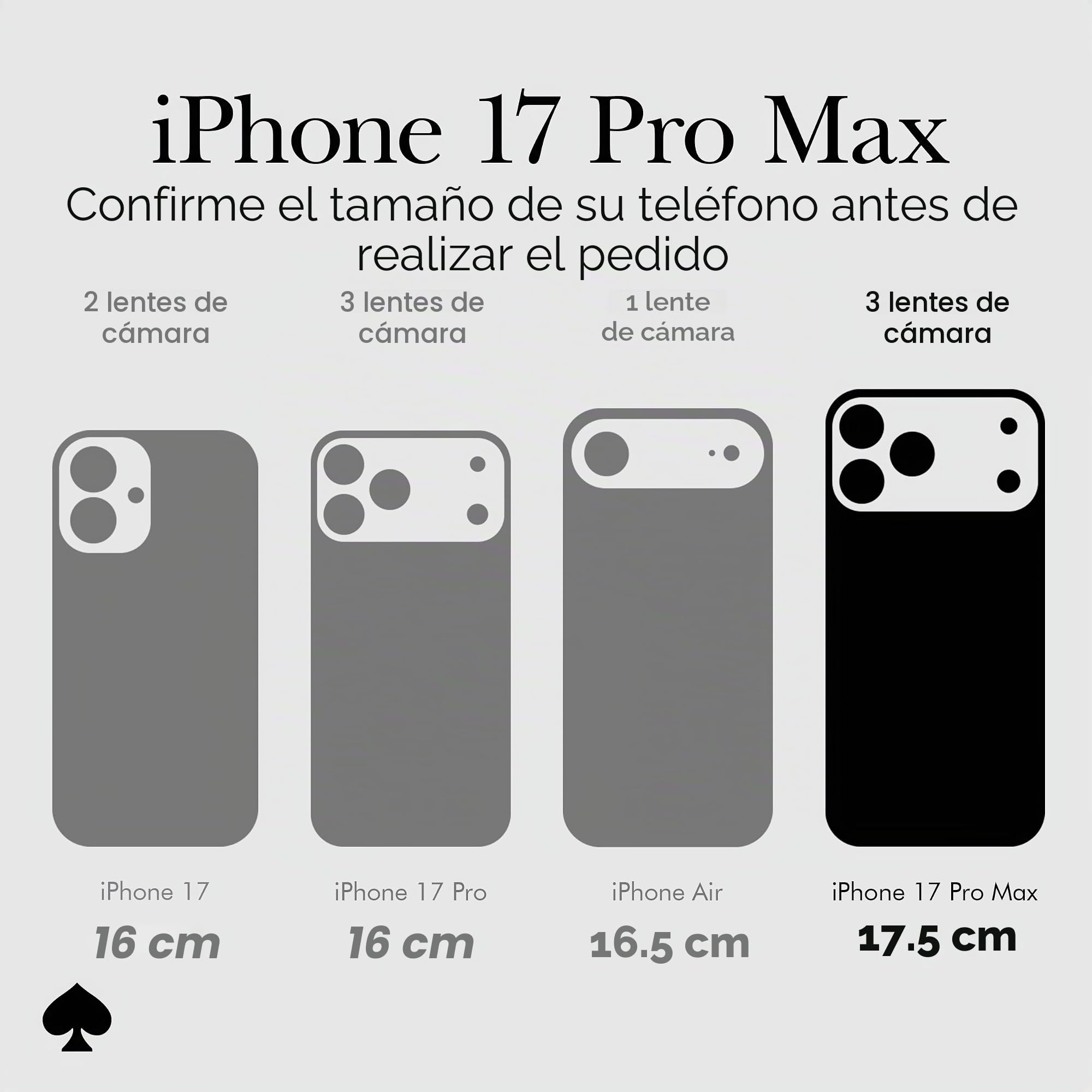Kate Spade New York Funda para iPhone 17 Pro MAX, Compatible con MagSafe, Funda de teléfono de diseño, Crystal Pave Nightfall