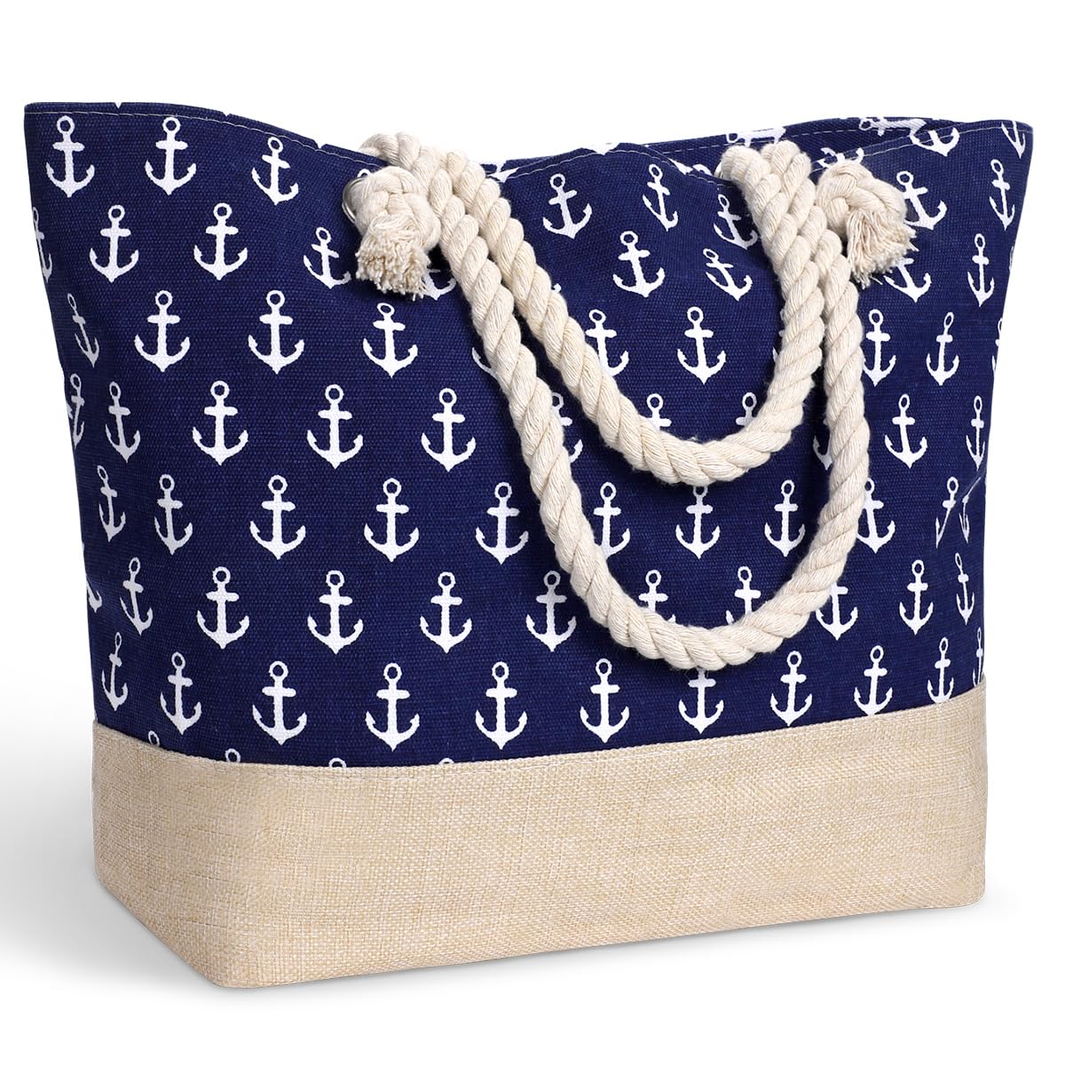Zusentee Bolsa de Playa,Bolso de Playa Grande para Mujer,Bolso Playa Grande XXL Familiar,Bolso de Playa Grande Impermeable Bolsas de Mujer Esenciales para Vacaciones