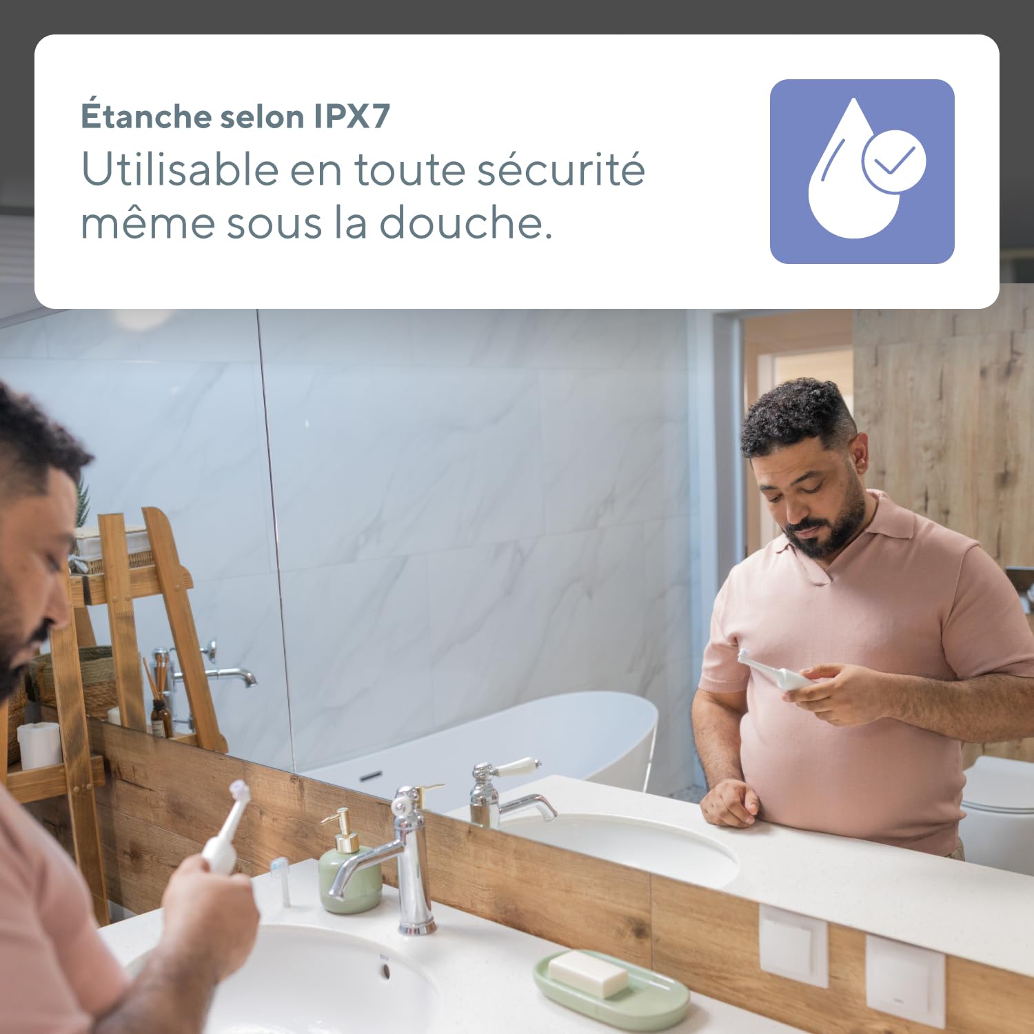 Brosse à Dents Rotative B.Well PRO-800 | 3 Modes & Autonomie 35 Jours | Qualité suisse, minuteur 2 minutes avec intervalle 30s, charge par induction & 2 brossettes, Noire