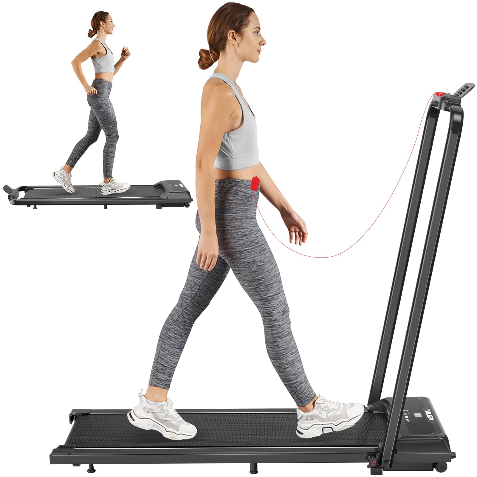 Amazon | Tvdugim ルームランナー 家庭用 ランニングマシン 折りたたみ  