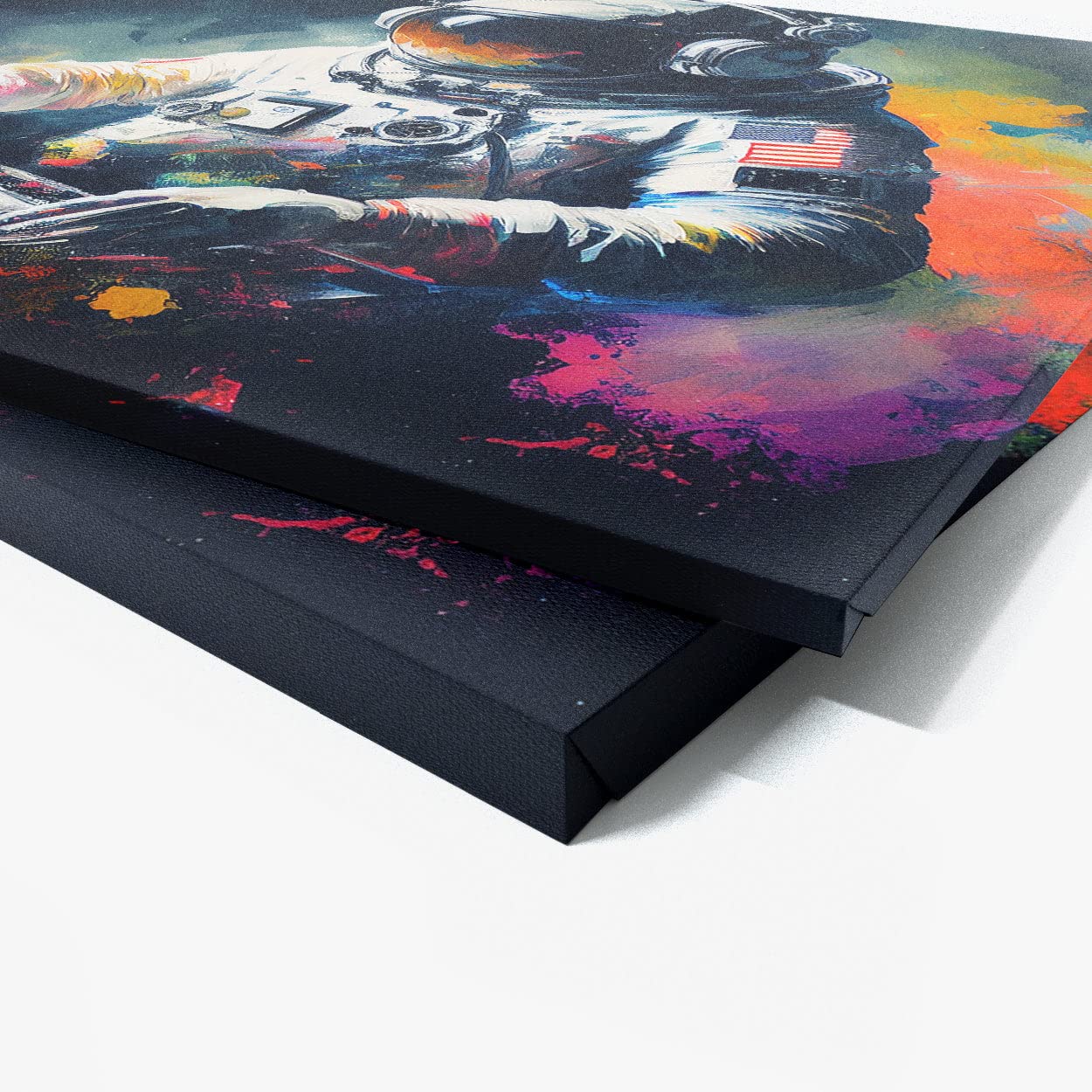 Amazon.com: Sense Canvas Astronaut Dj Mixing Music 40 Canvas Art