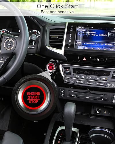 Miniatura 2 de Interruptor de arranque de encendido para modelos Honda Pilot Ridgeline Passport ExEx-L 2016-2019, botón de arranque y parada para reemplazar