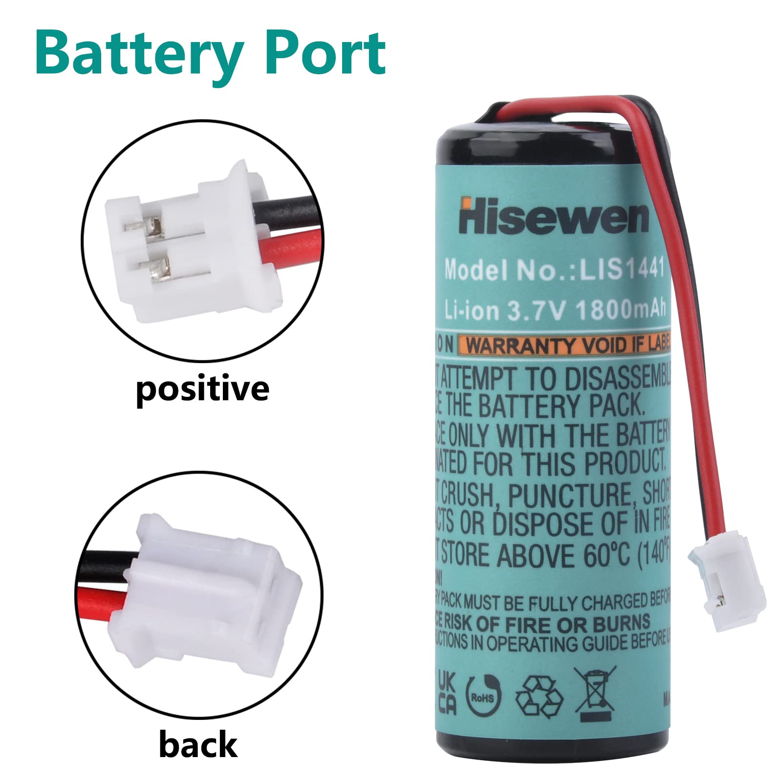 LIS1441 Batterie Compatible avec Sony PS3 PlayStation 3 Move Motion Controller CECH-ZCM1E, CECH-ZCM1U (2 Pack)