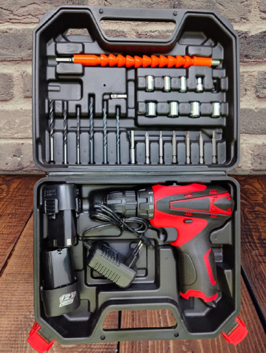 Buy DRONA Cordless Drill cum Screwdriver Driver Kit with 24pc