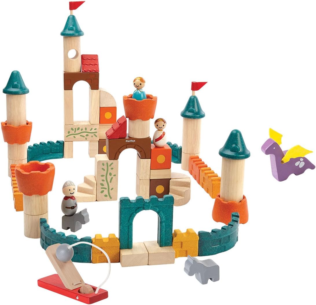 Plan Toys Fantasy Building Blocks : Amazon.co.uk: Toys & Games