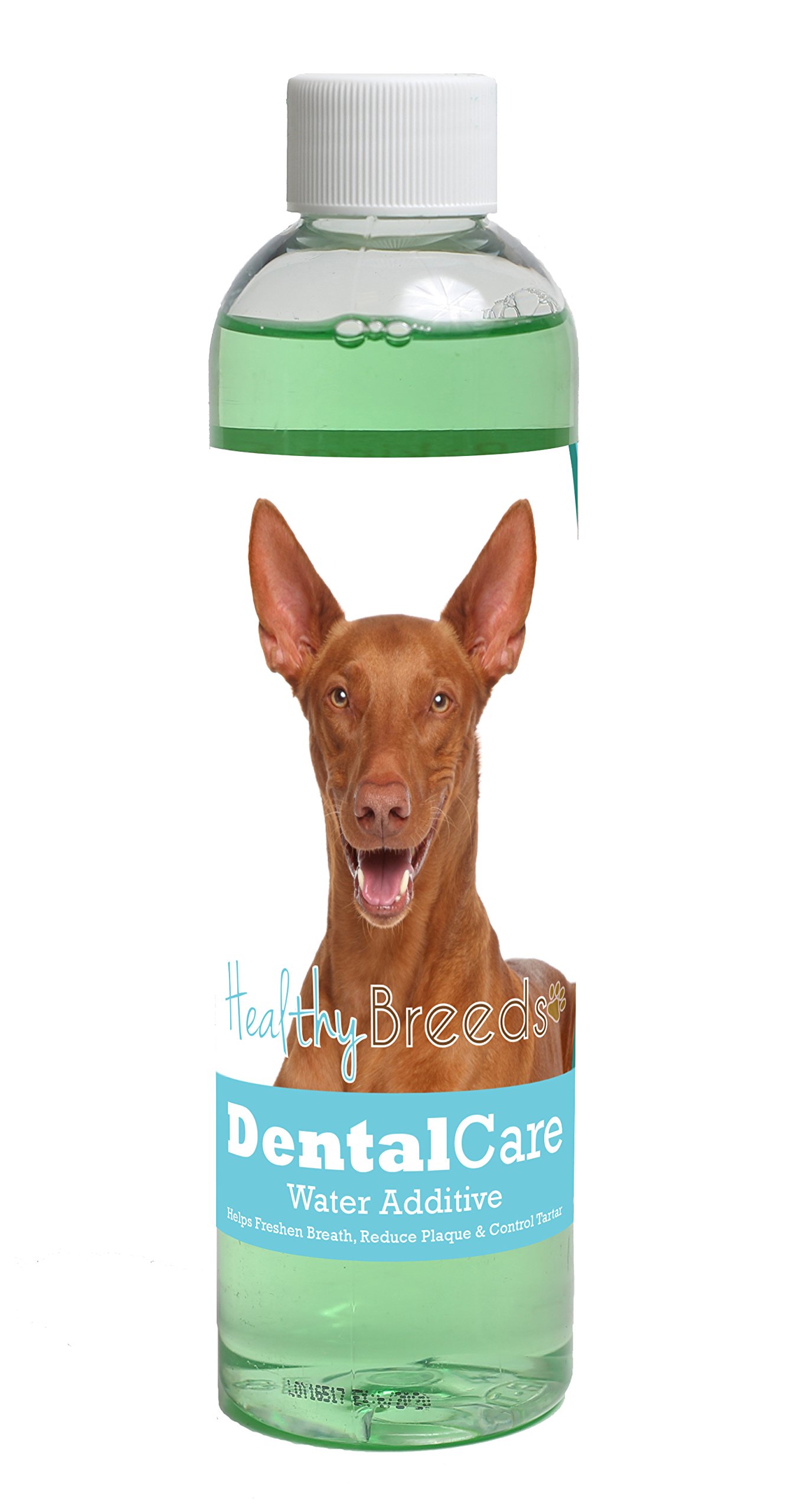 Healthy Breeds Dog Dental Care Water Additive for Pharaoh Hound - Helps Freshen Breath, Reduce Plaque &amp; Control Tartar - Mint Flavor - 8 oz