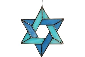 Star of David Suncatcher: Shining Radiance in Every Jewish Home
