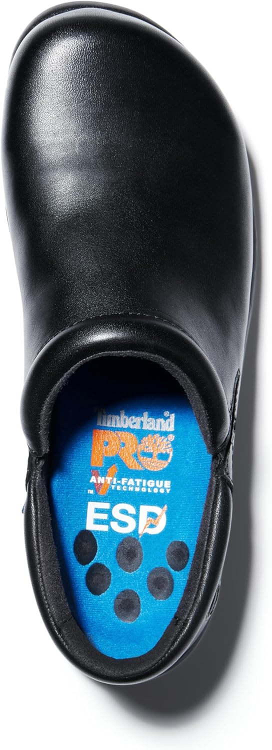 Timberland PRO Women's Newbury Alloy Safety Toe Static Dissipative Industrial Casual Work Shoe, Black-2024 New, 8M - Image 5