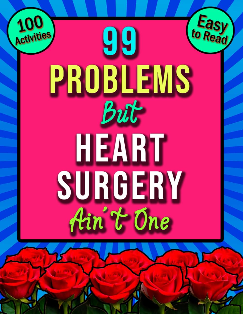 Heart Surgery Recovery Word Search: Large Print Funny and Uplifting Present For Men & Women