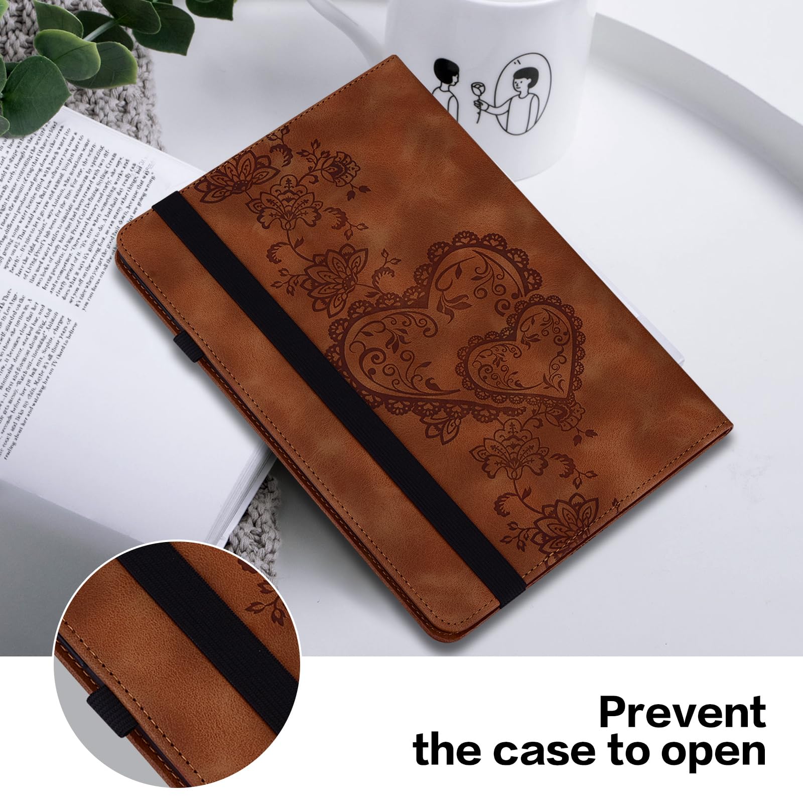 TUOLISG Case for iPad Pro 11 Inch 2024 M4 with Pencil Holder 