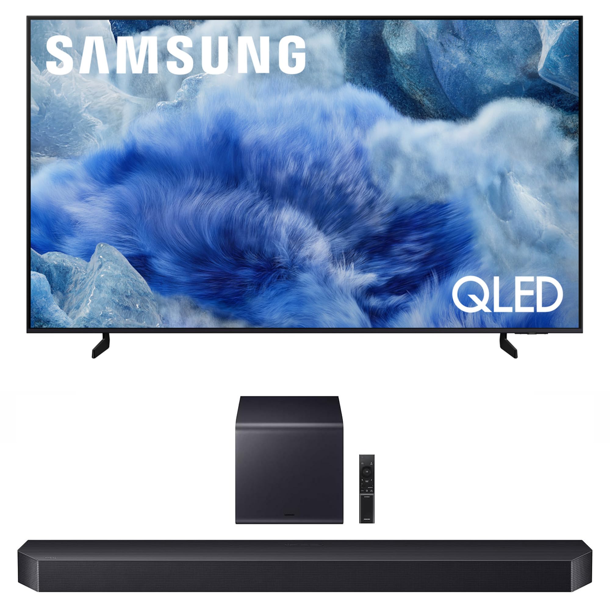 Samsung QN75Q8FAAFXZA 75 Inch Class QLED Q8F 4K Vision AI Smart TV with a HW-Q900F Q Series Soundbar 7.1.2 Ch Subwoofer (2025)