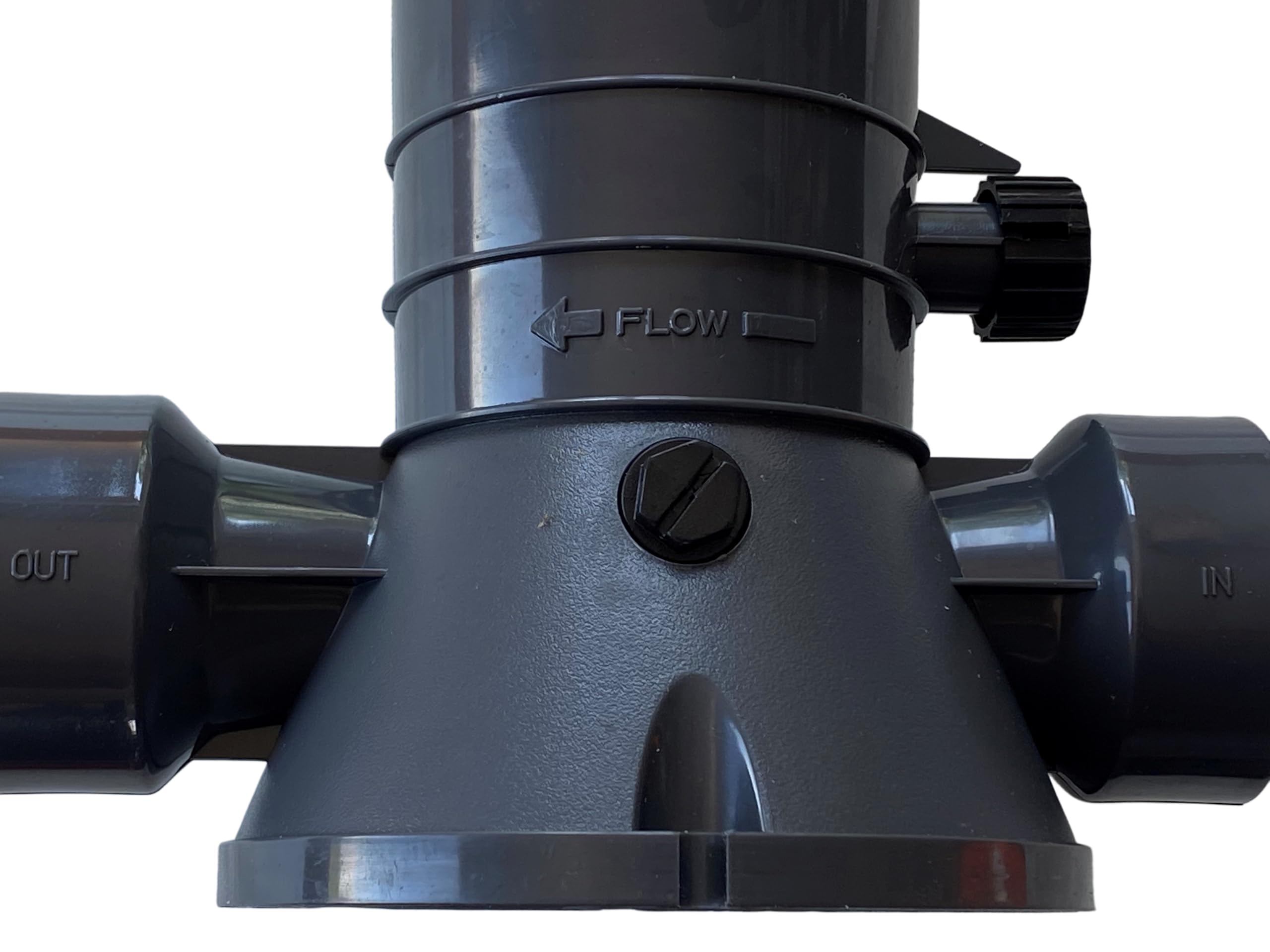 Chlor Dosierer automatisch für Pool Dosierschleuse bis 7 Langzeittabletten Anschluss 1,5 Zoll Innengewinde mit Entlüftungsventil dosiert automatisch das SChlor im Pool