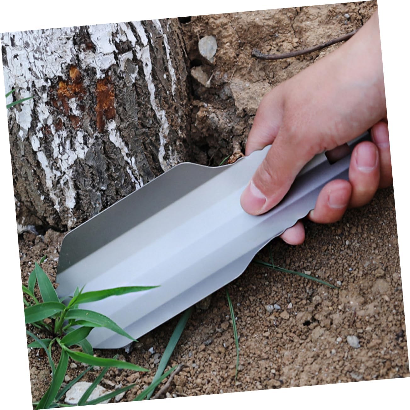 BESPORTBLE 5pcs Titanium Gardening Shovel Ergonomic Hand Trowel for Planting Digging and Transplanting Lightweight and Portable Garden Tool for Outdoor Use